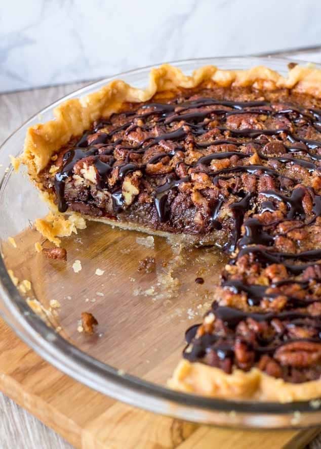 Chocolate Pecan Pie needs to be on everyone's dessert table this year!