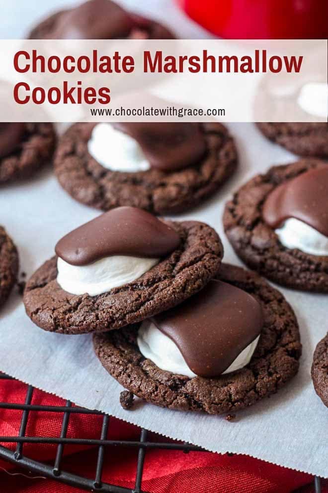 Chocolate Covered Marshmallow Cookies 