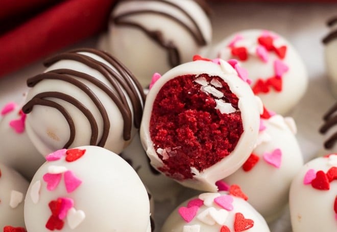 Red Velvet Cake Balls - Chocolate with Grace