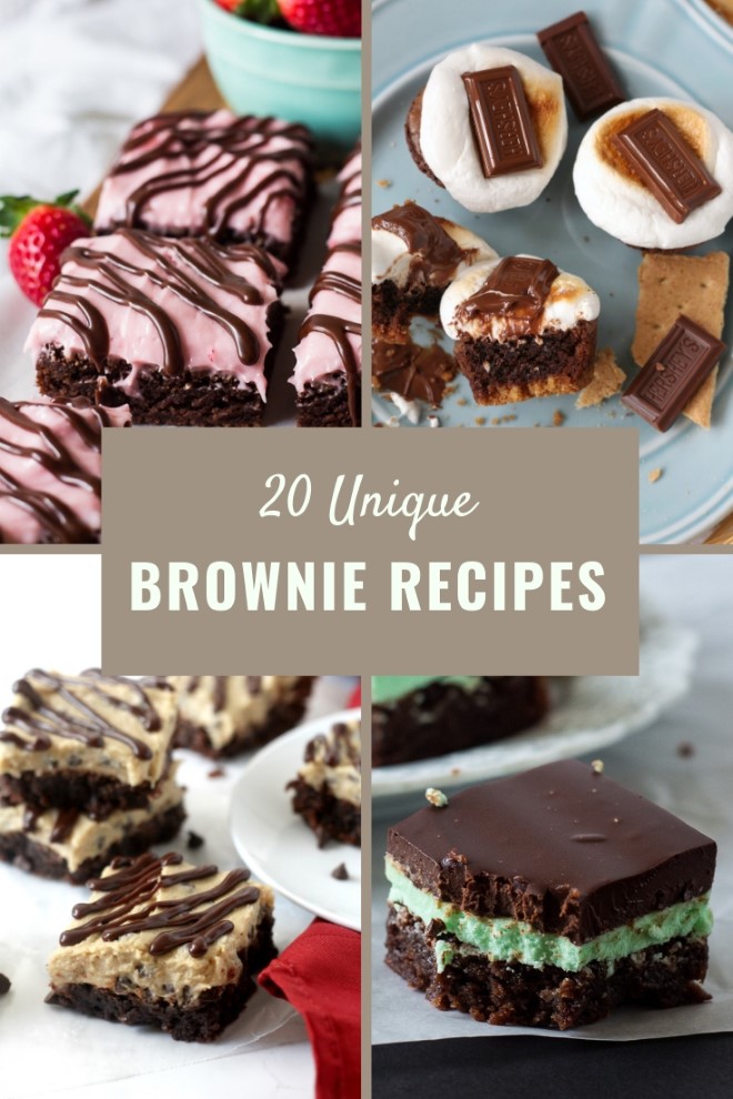 20 Unique Brownie Recipes - Chocolate With Grace