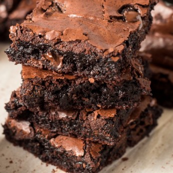 the best homemade fudgy brownies in the world