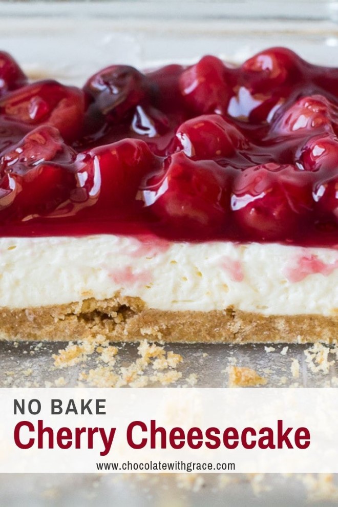 no bake cherry cheesecake
