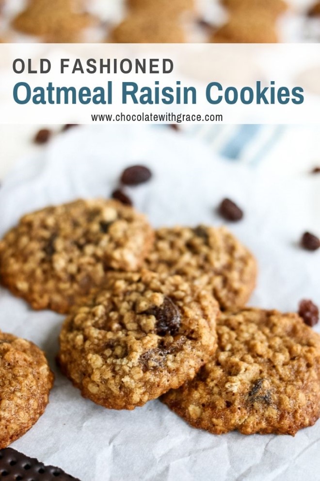 Old Fashioned Oatmeal Raisin Cookies