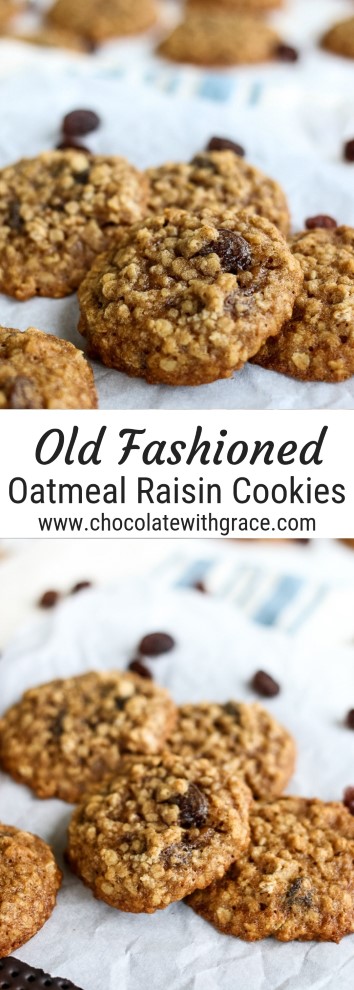 Old Fashioned Oatmeal Raisin Cookies