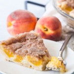 peach cream pie with streusel