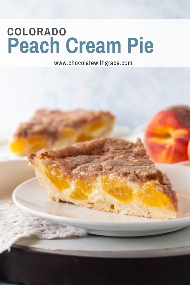 peach cream pie