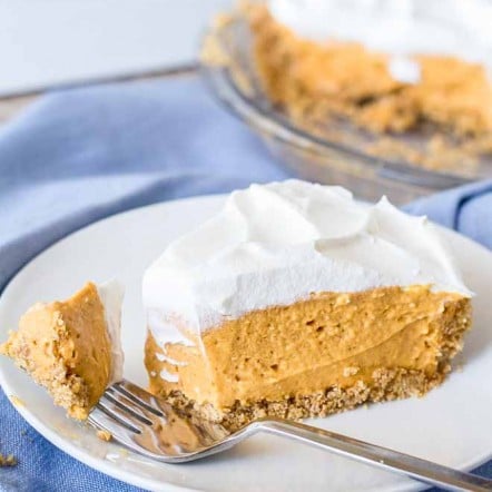 No Bake Pumpkin Cheesecake - Chocolate With Grace