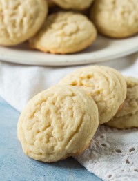 a stack of amish sugar cookies