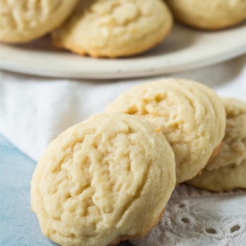 a stack of amish sugar cookies