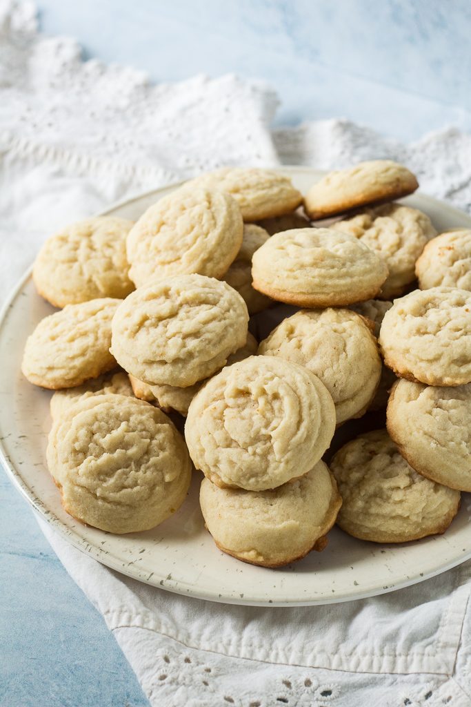 plate of amish sugar cookies
