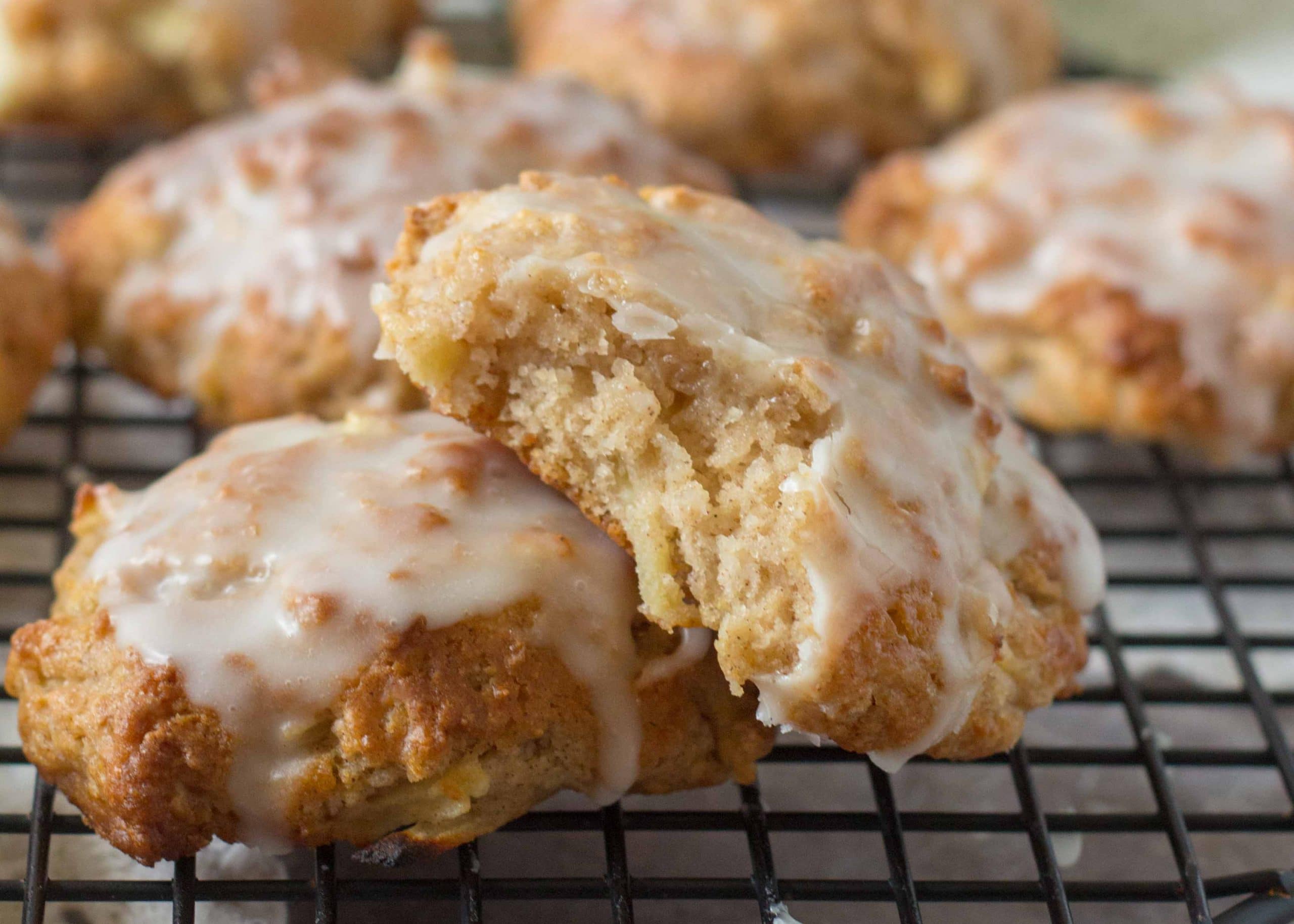 Baked Apple Fritters - Chocolate with Grace