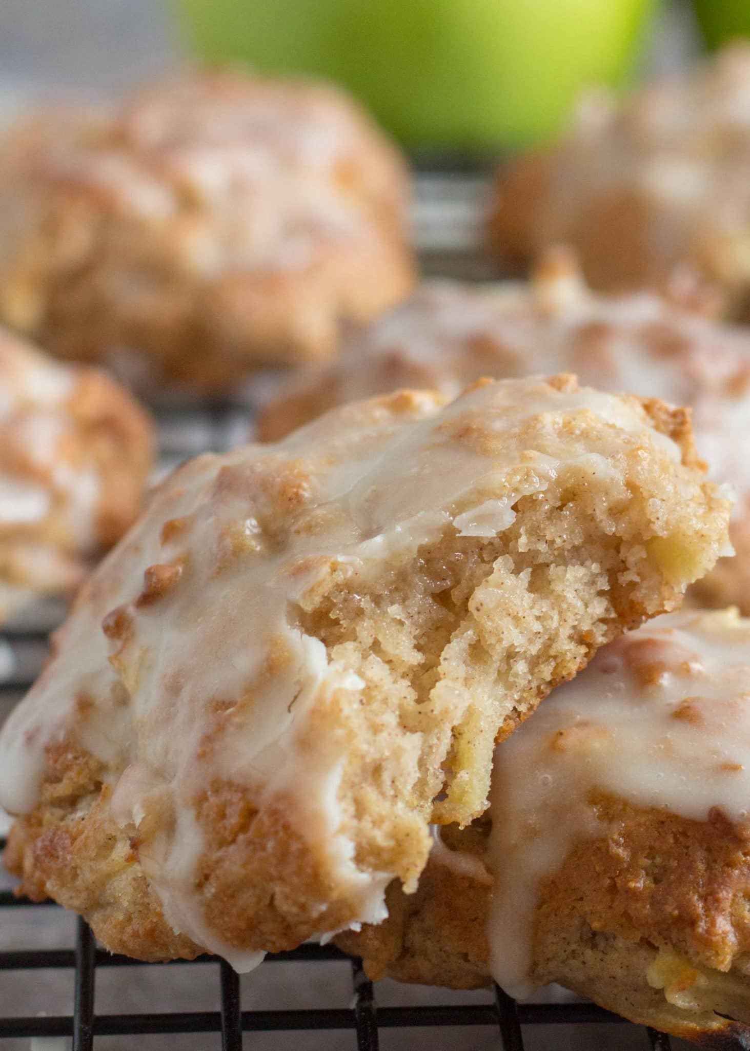 Baked Apple Fritters | Chocolate with Grace