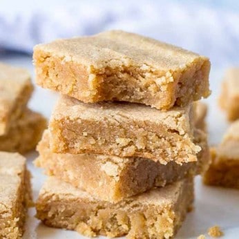 Peanut Butter Cookie Bars are a snacking favorite!