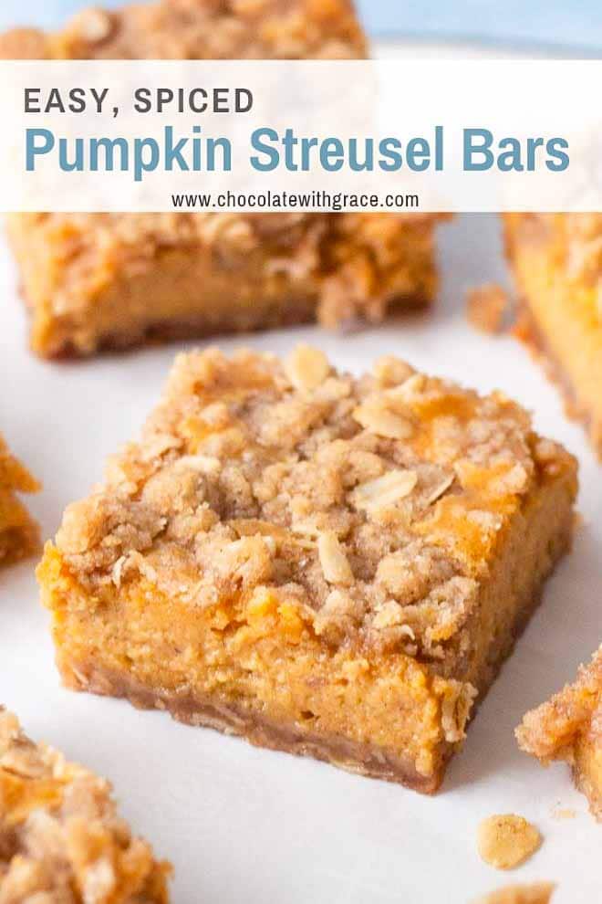 Pumpkin Streusel Bars