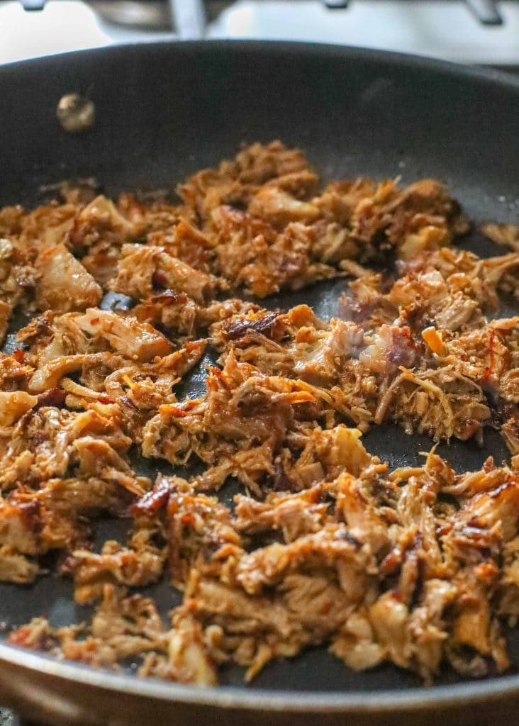 Pulled Pork cooked with Mexican spices