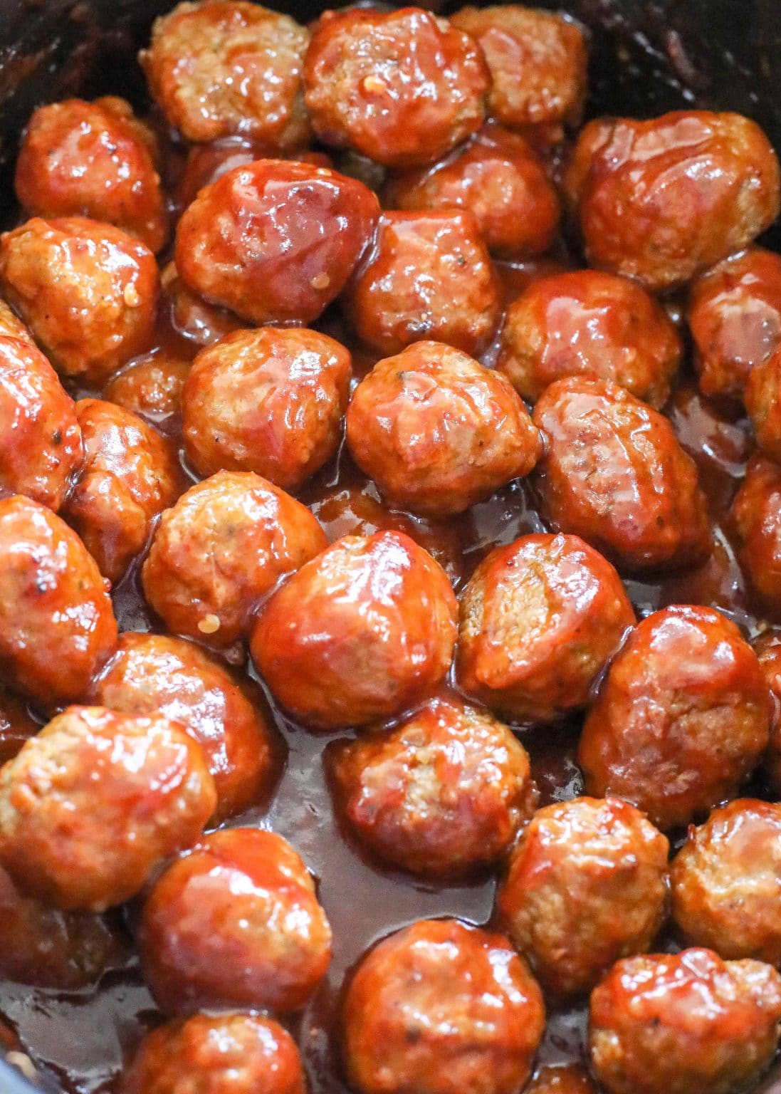 Crockpot Sweet and Sour Meatballs - Chocolate with Grace