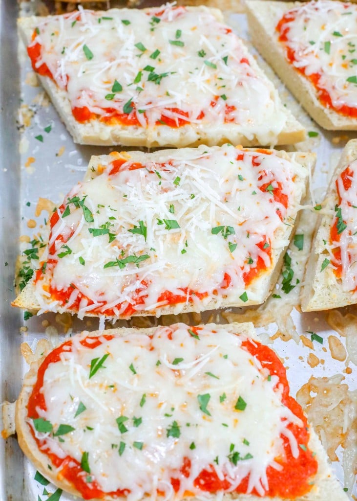 French Bread Pizza is a kid and adult favorite