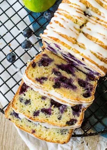 Blueberry Lime Quick Bread