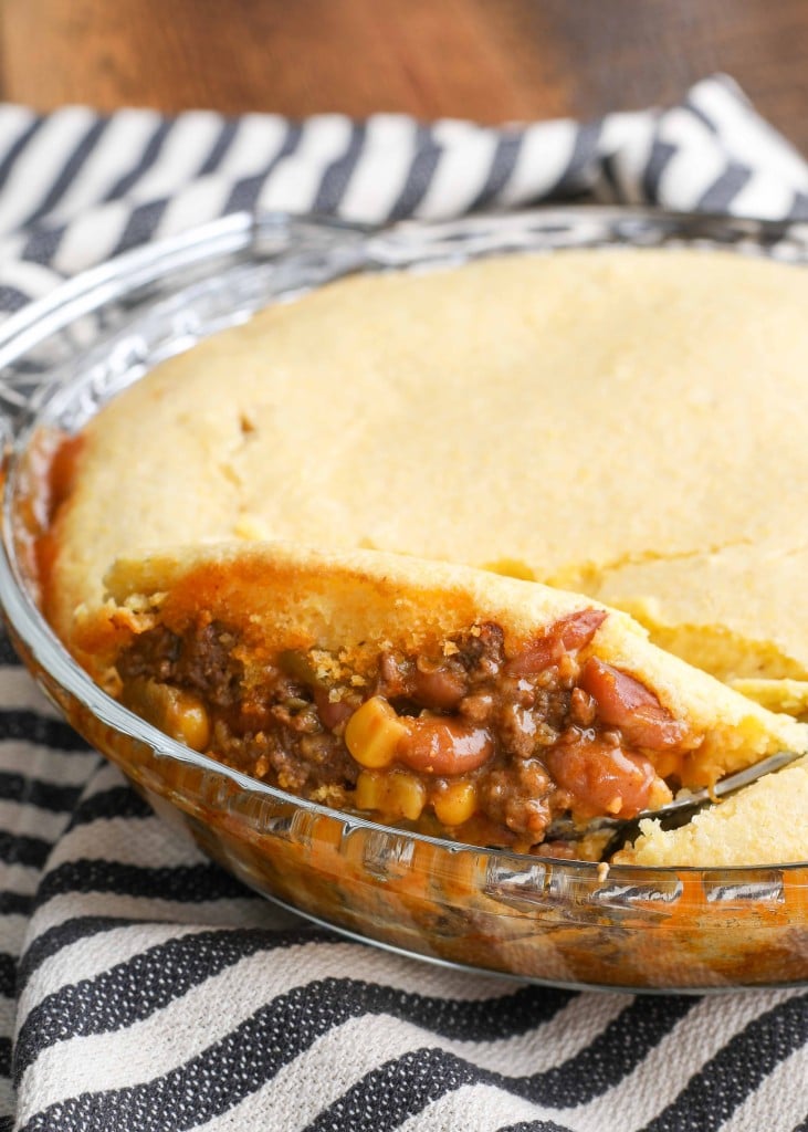 Cornbread Taco Bake is a hearty dinner you can make on the busiest weeknights.