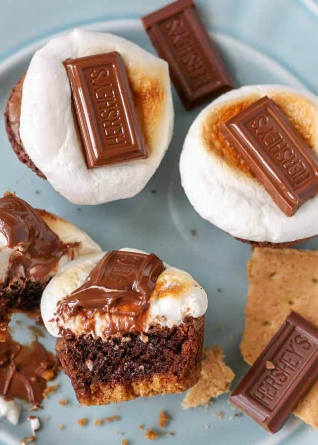 Smores Brownie Bites are a year round hit