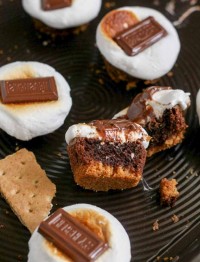 Brownies topped with S'mores are a hit