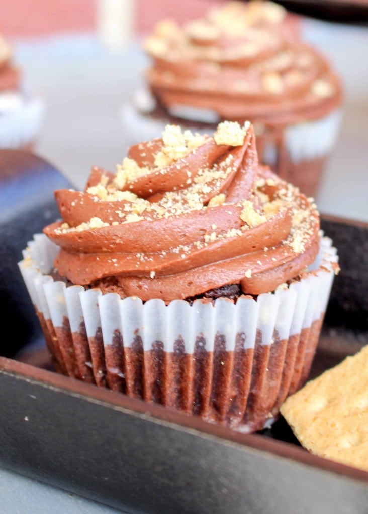 S'mores Cupcakes are a year round favorite.
