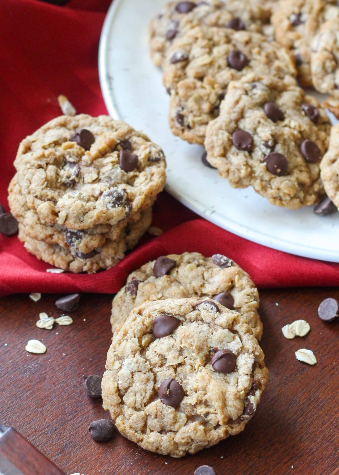 The Best Brown Butter Oatmeal Cookies - Chocolate with Grace