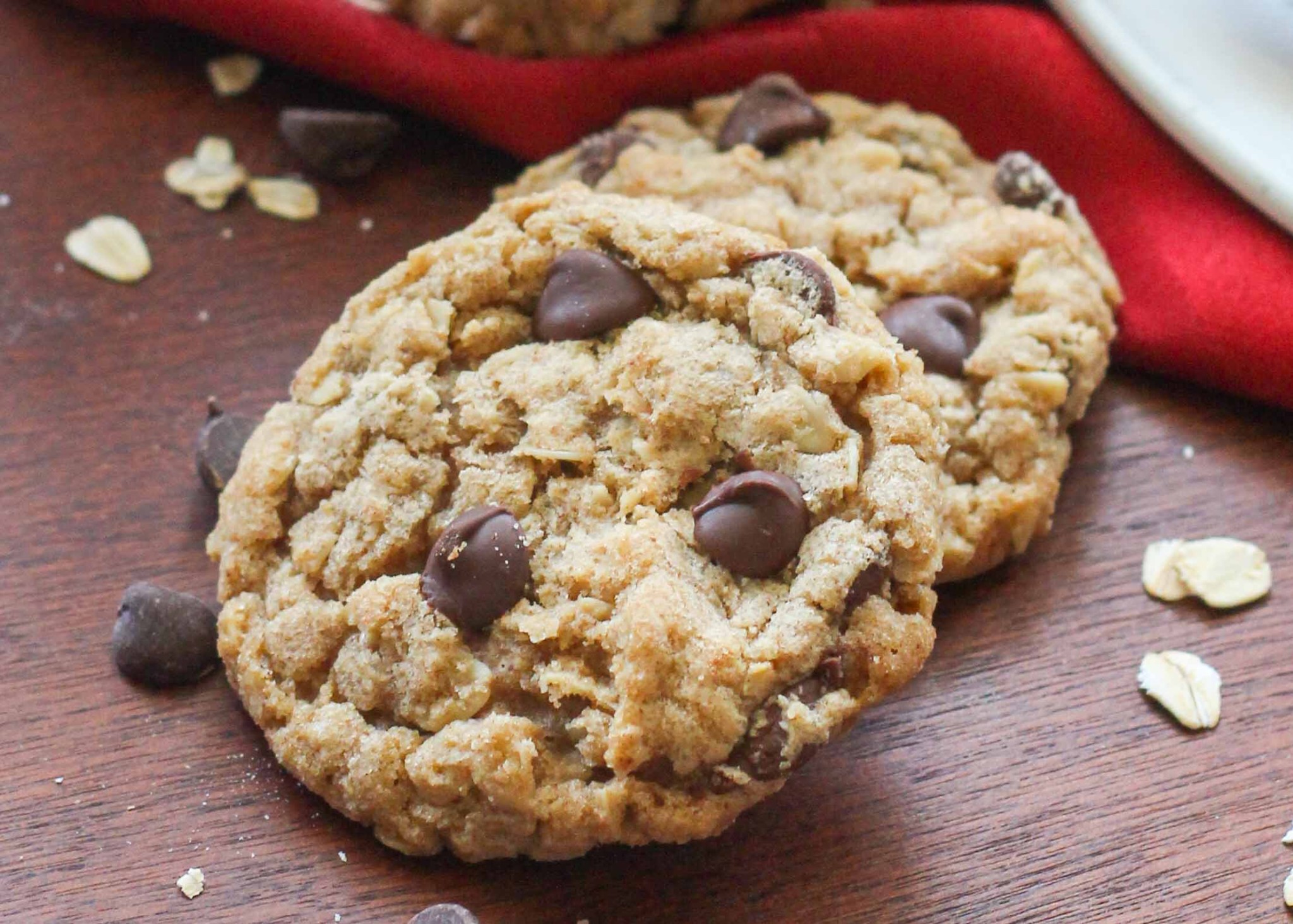 The Best Brown Butter Oatmeal Cookies Chocolate with Grace