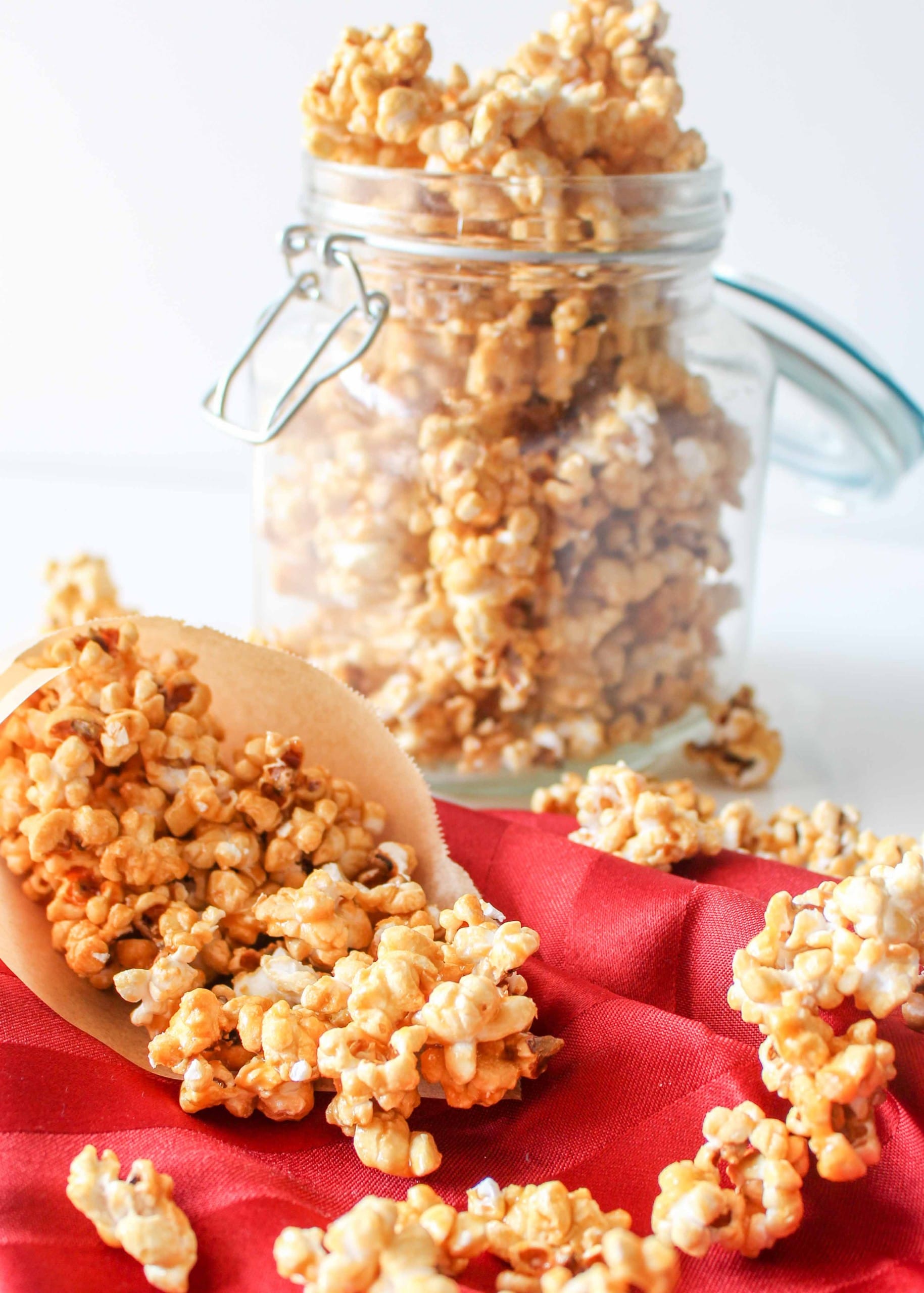 Microwave Caramel Popcorn Recipe - A Spicy Perspective