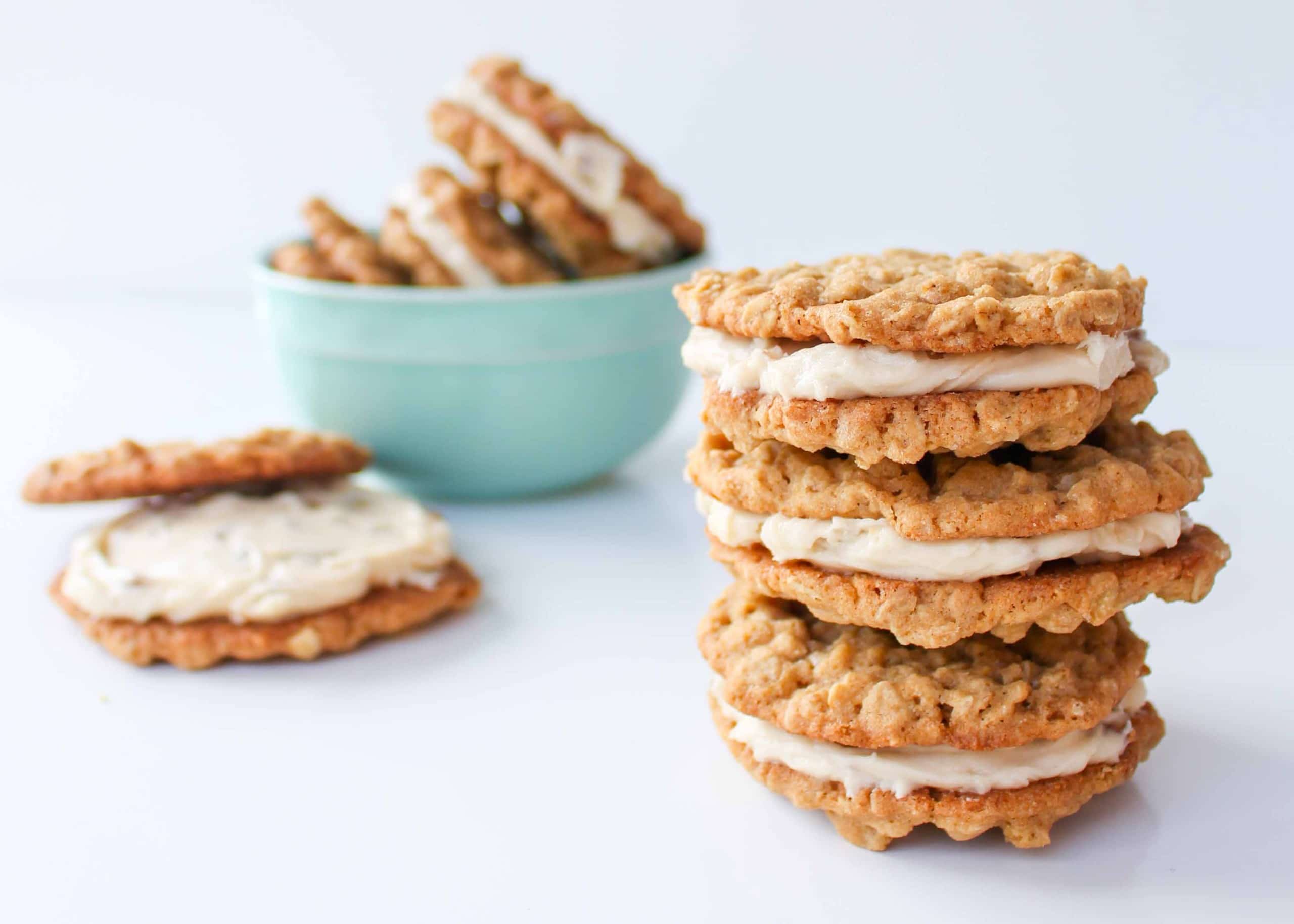 Brown Butter Maple Sandwich Cookies ~ Barley & Sage