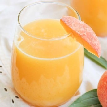 Homemade Peach Lemonade