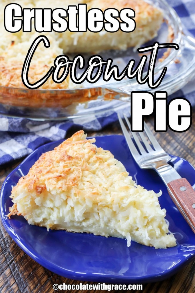 Crustless Coconut Pie