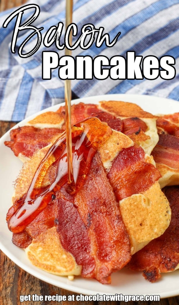 pancakes with bacon inside