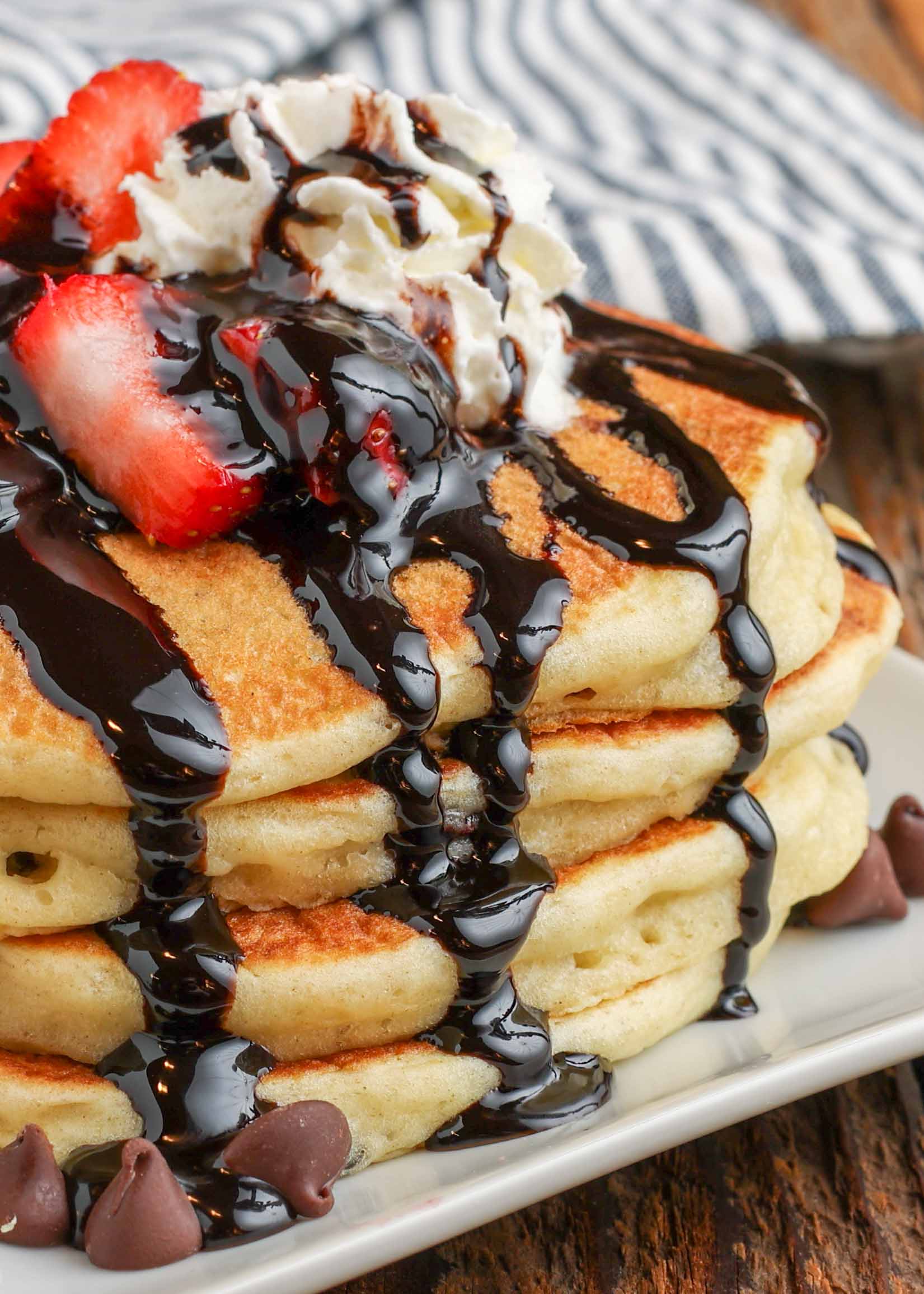 Chocolate Chip Pancakes Chocolate With Grace Chocolate Chip Pancakes Chocolate With Grace