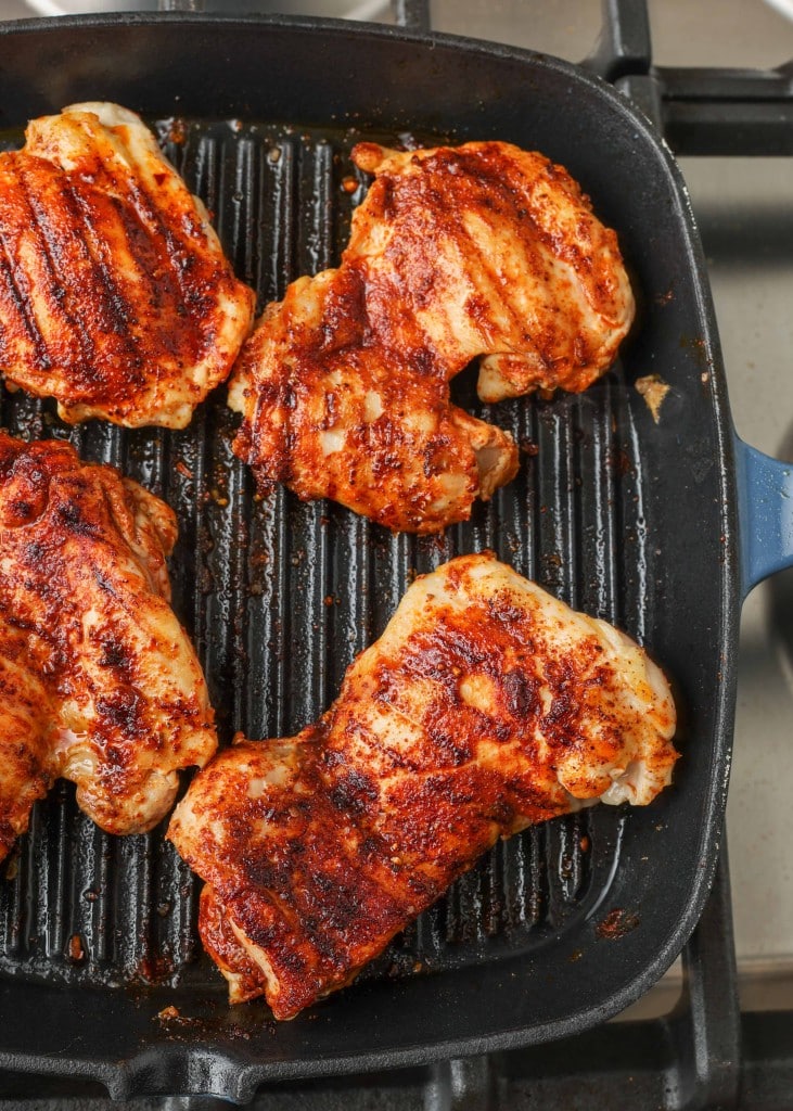 pan-grilled chicken seasoned with mexican spices