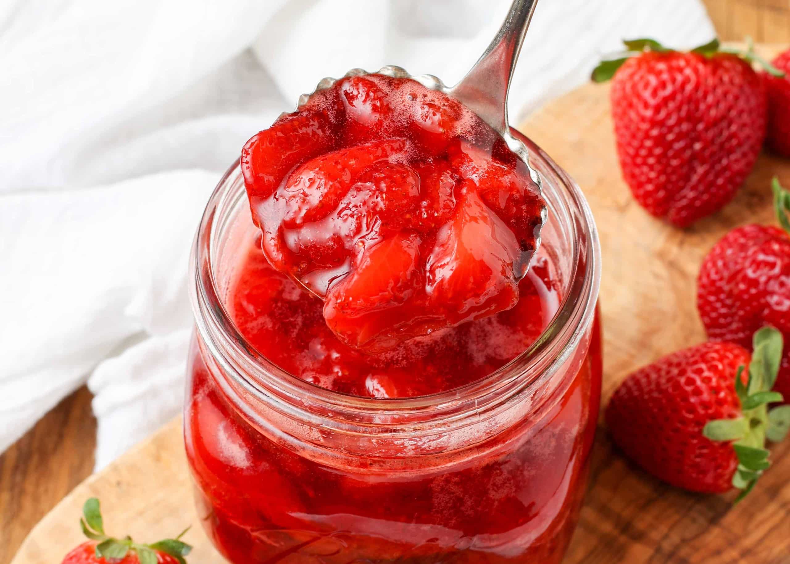 Strawberry Compote - Chocolate with Grace