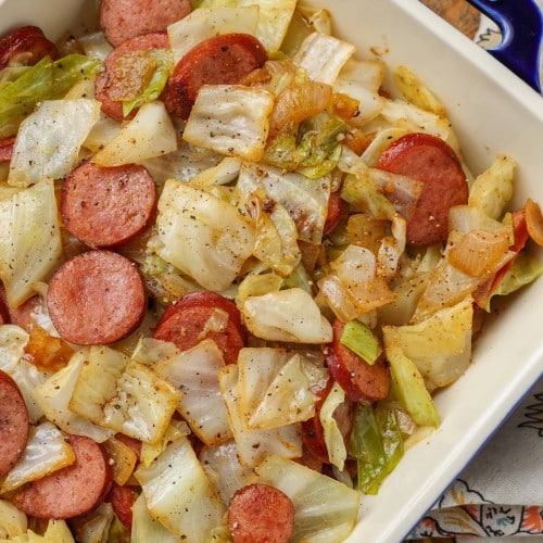 Sausage Stir Fry - Chocolate with Grace