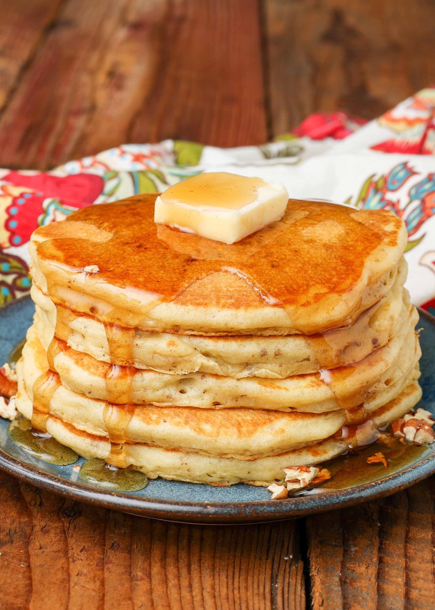 Pecan Pancakes - Chocolate with Grace