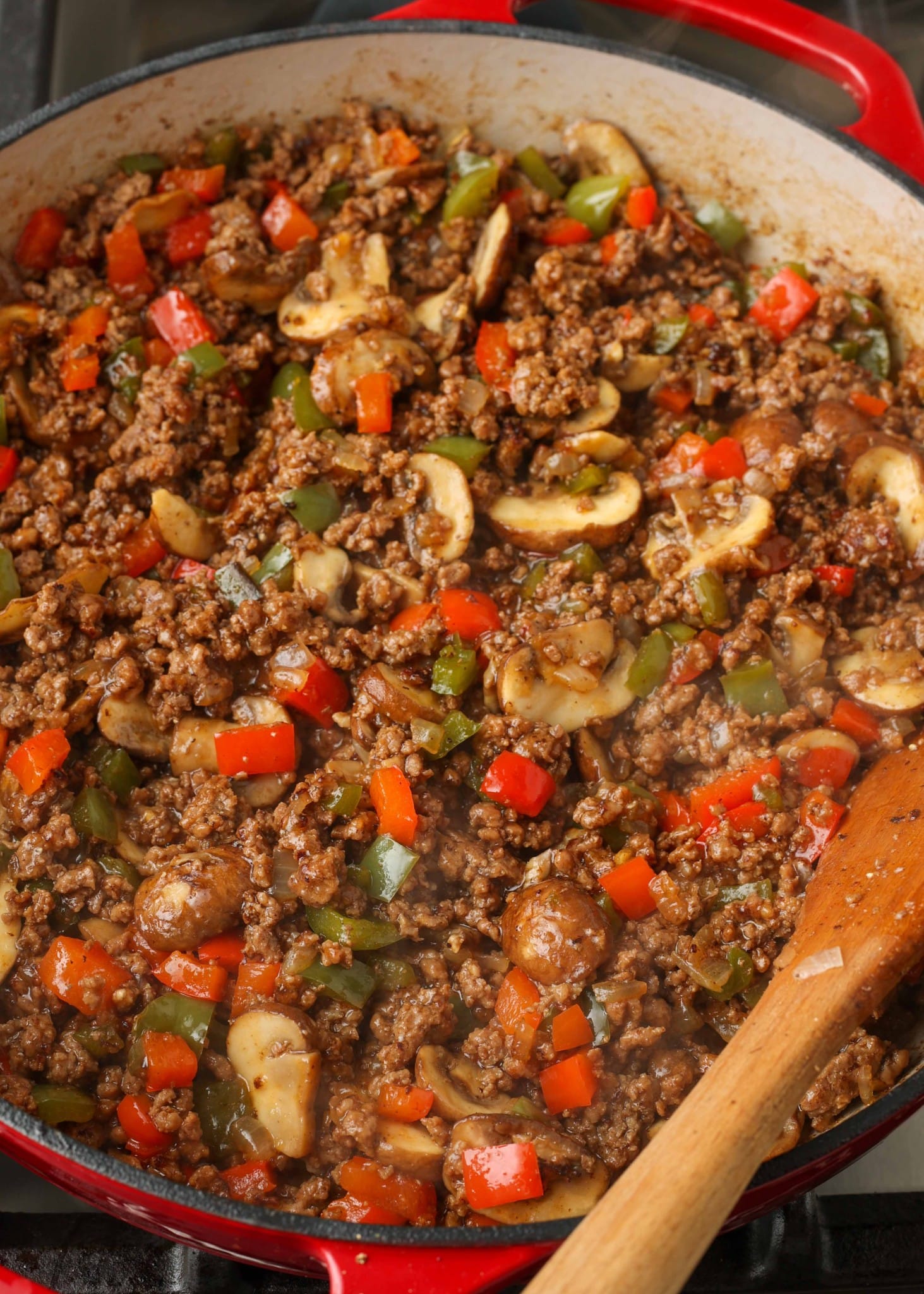 Ground Beef Philly Cheesesteak - Chocolate with Grace