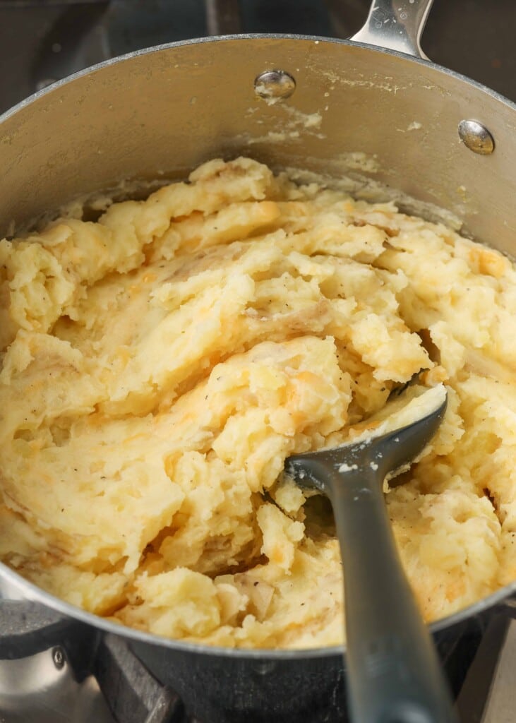 Cheesy mashed potatoes