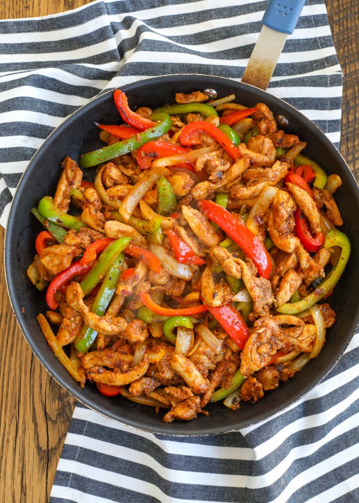 Quick and Easy Chicken Fajitas - with just five ingredients