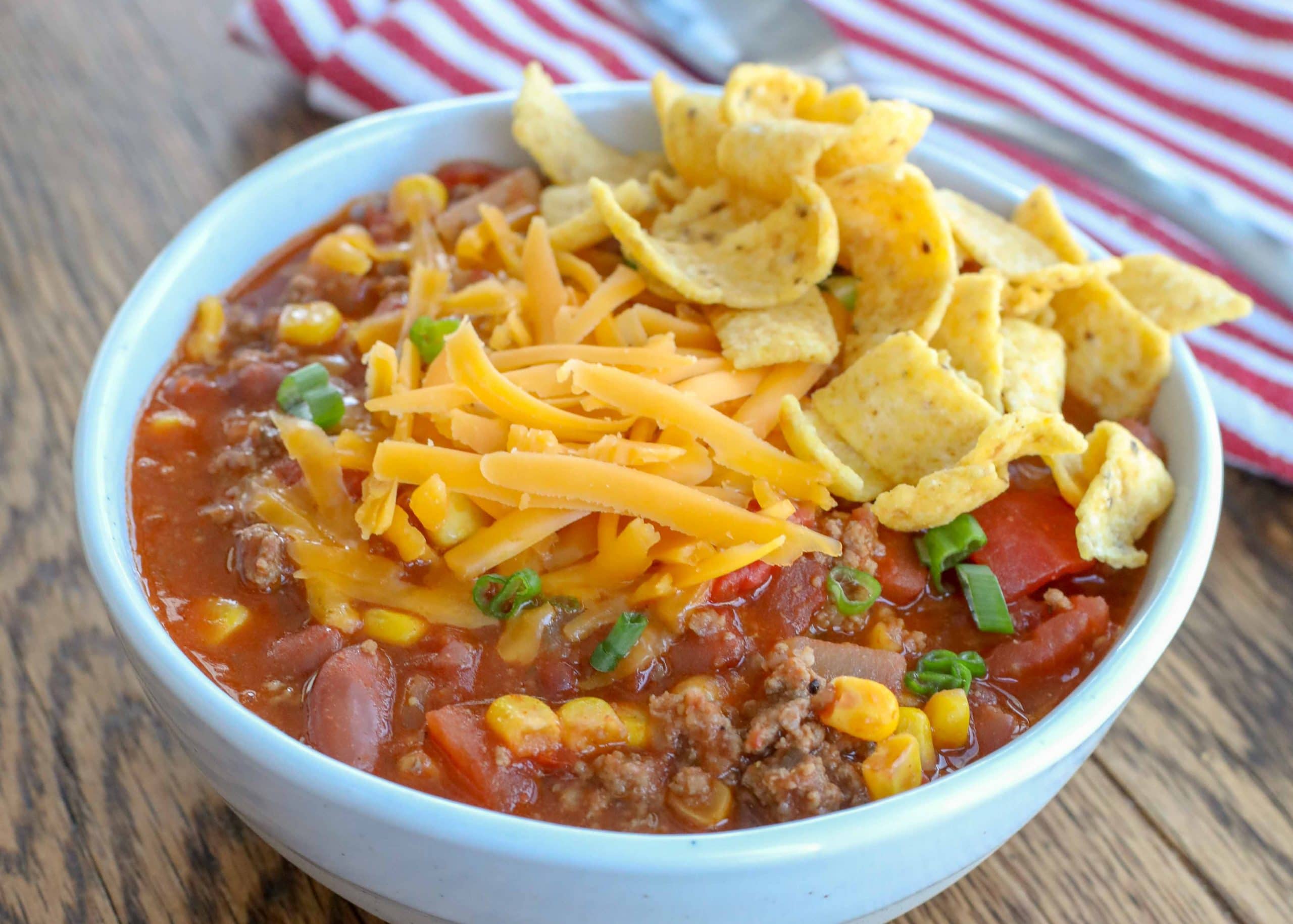 7 Ingredient Taco Soup - Chocolate with Grace