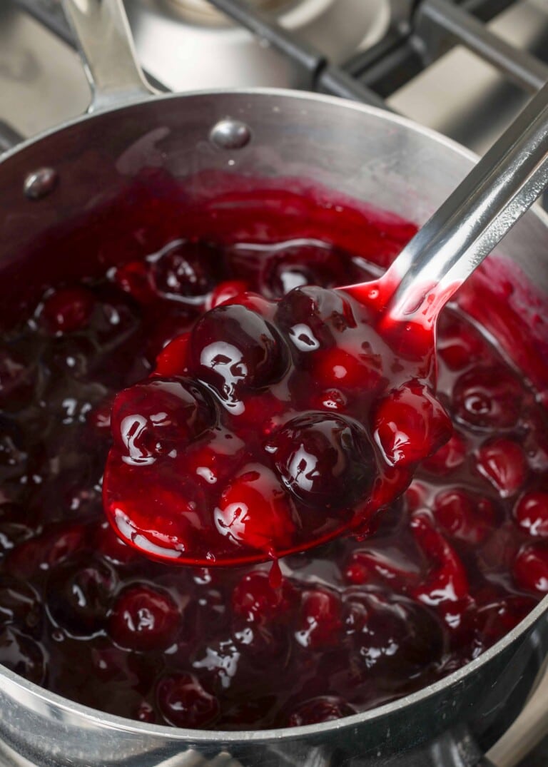 Homemade Cherry Pie Filling - Chocolate with Grace