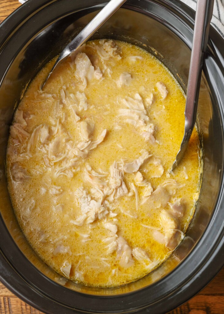 chicken in crockpot with sauce