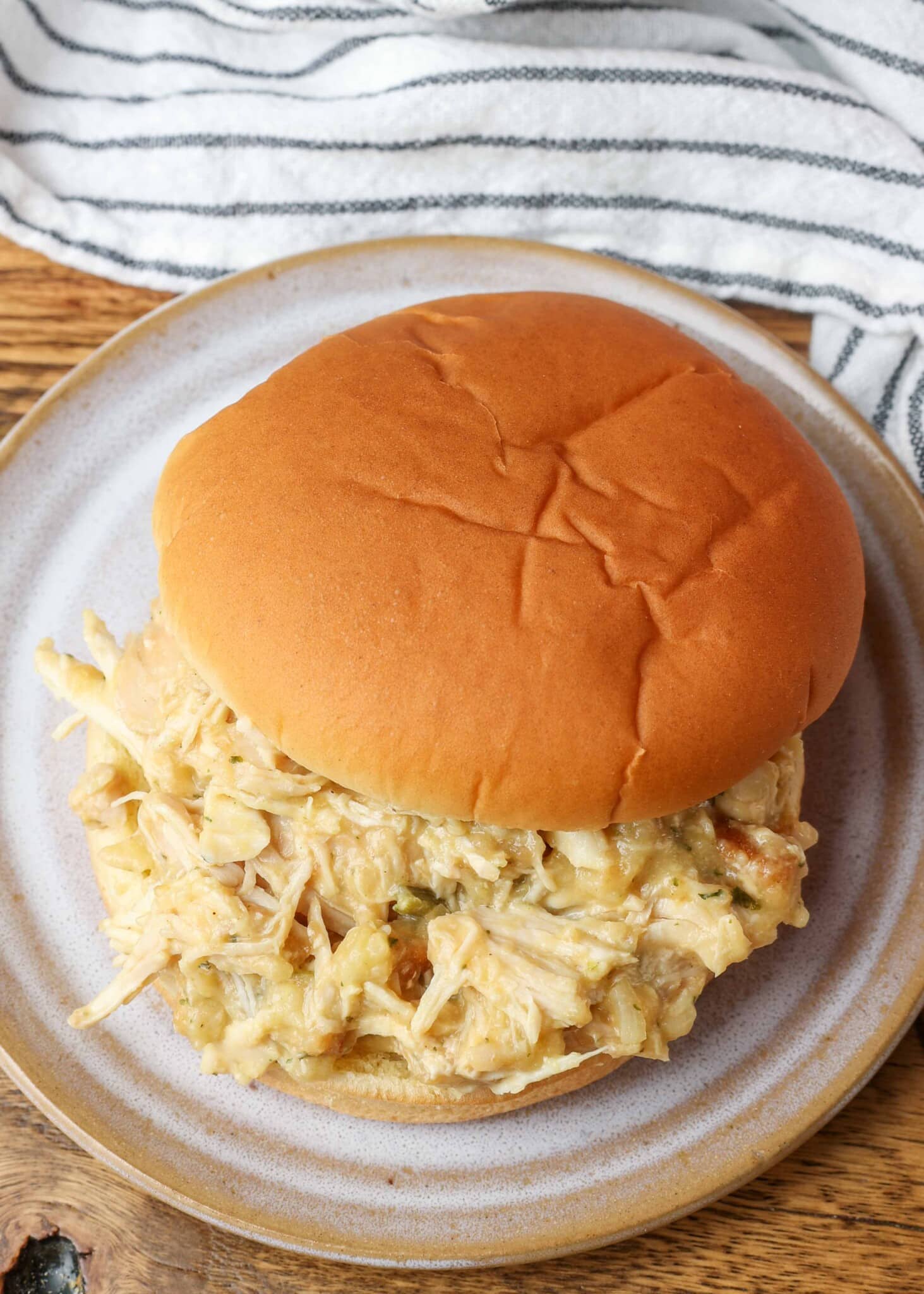 Shredded Chicken Sandwiches - Chocolate with Grace