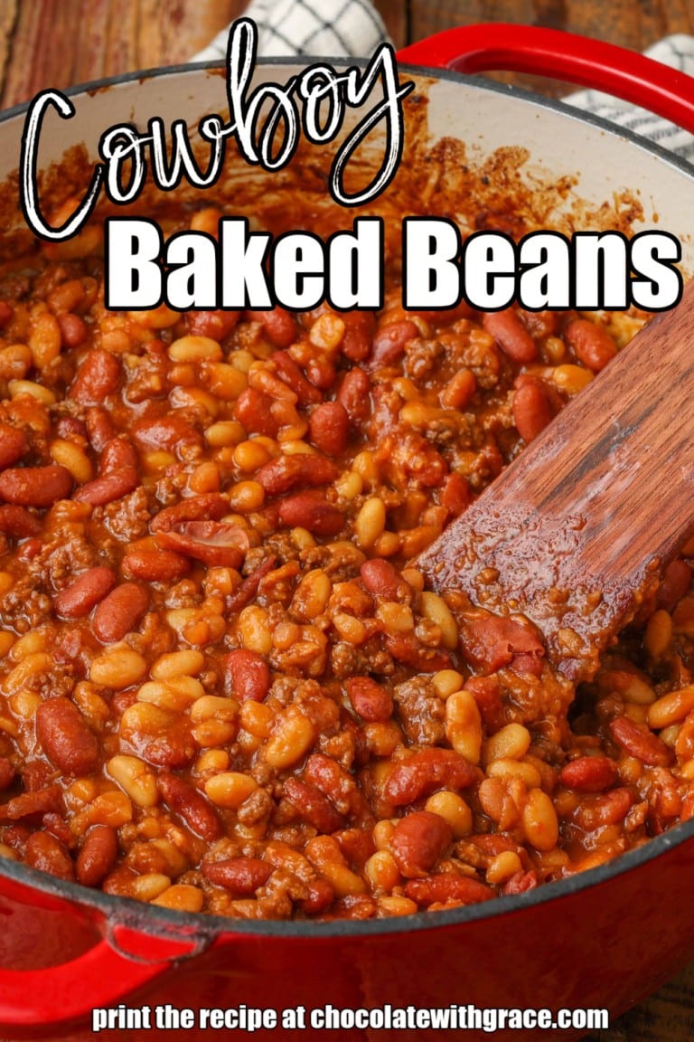 Cowboy Baked Beans - Chocolate with Grace