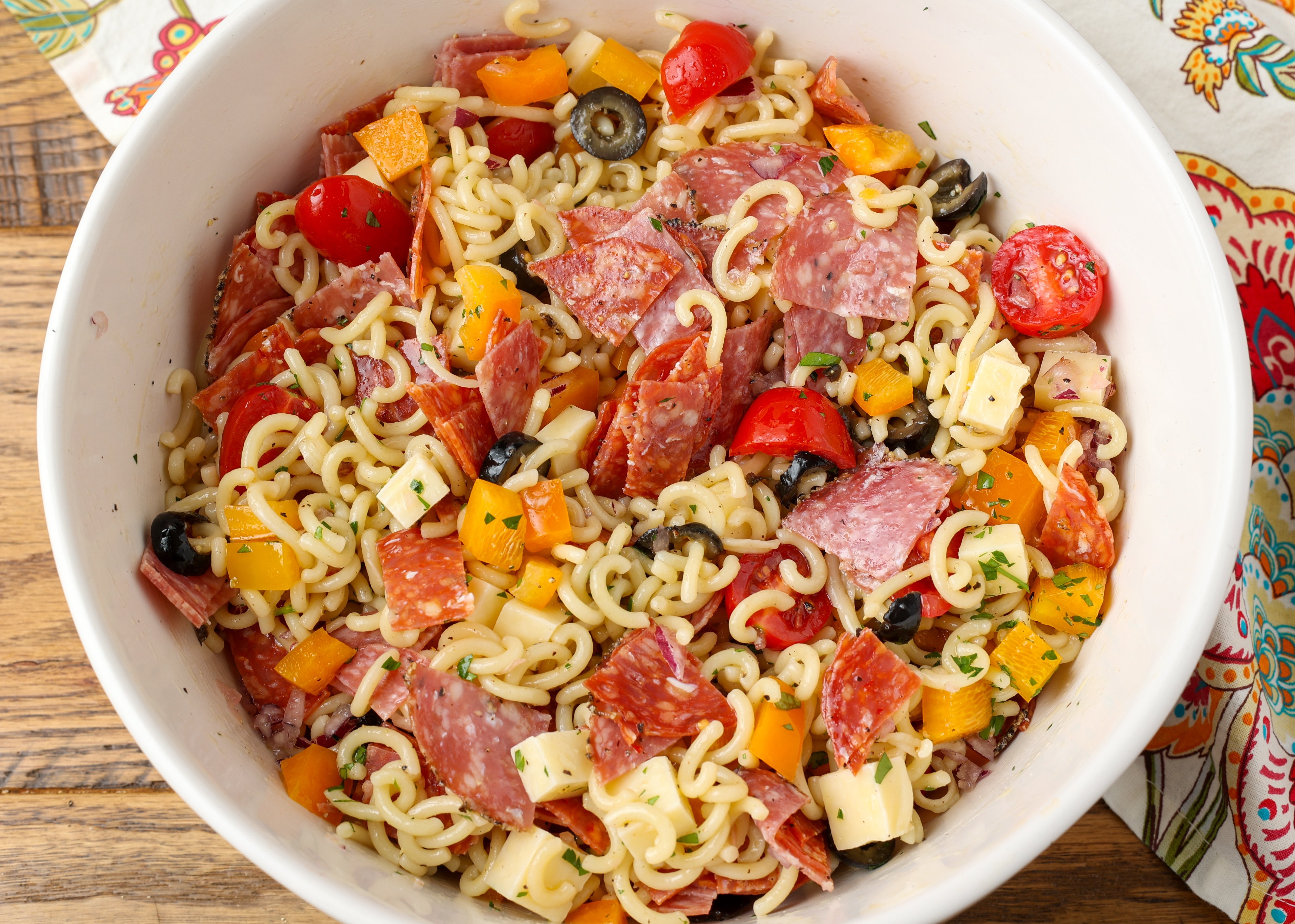 Salami Pasta Salad