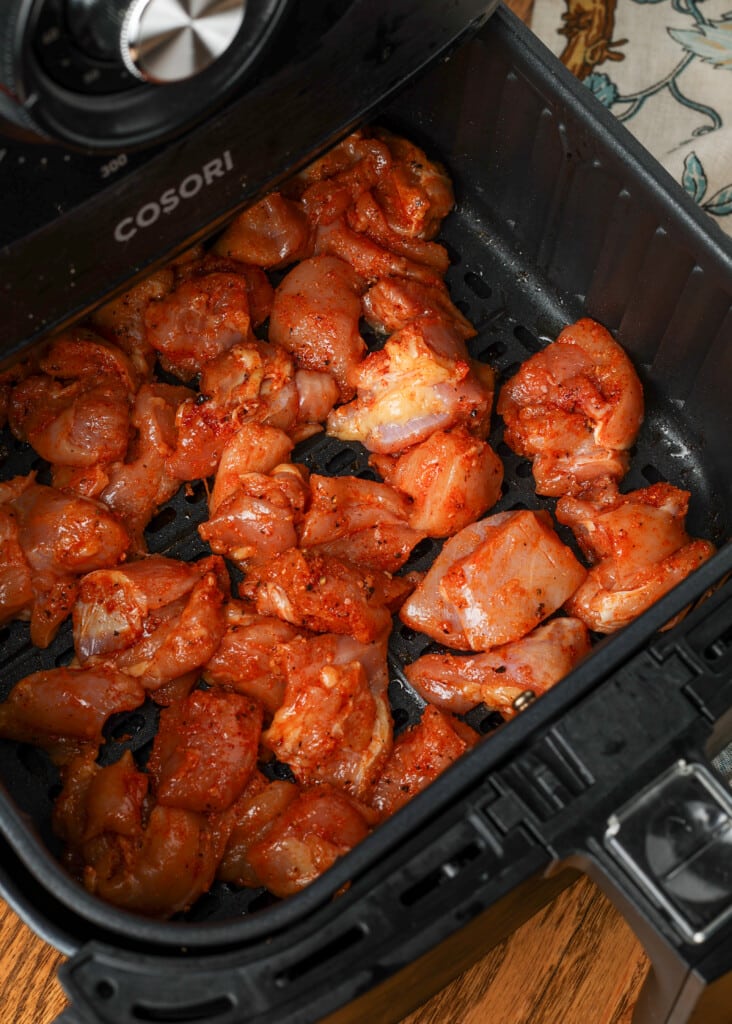 raw chicken in air fryer