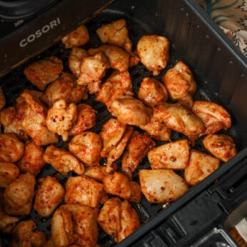 cooked chicken in air fryer
