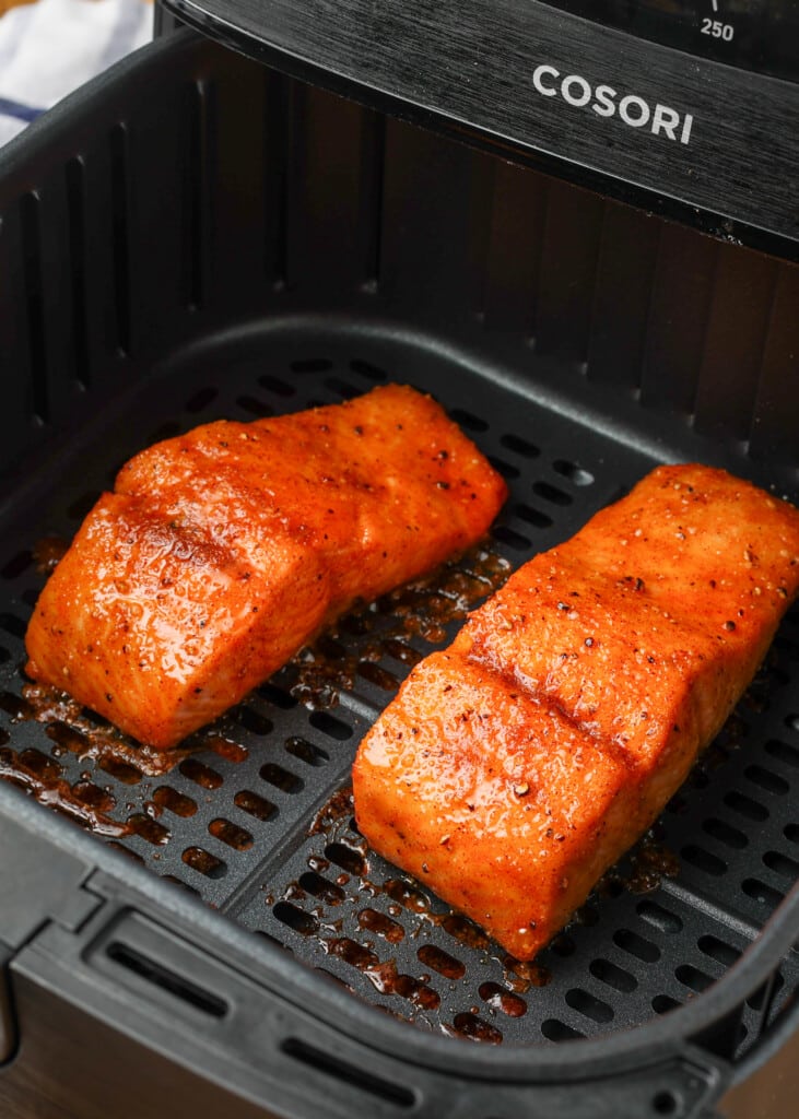 brown sugar salmon in the air fryer